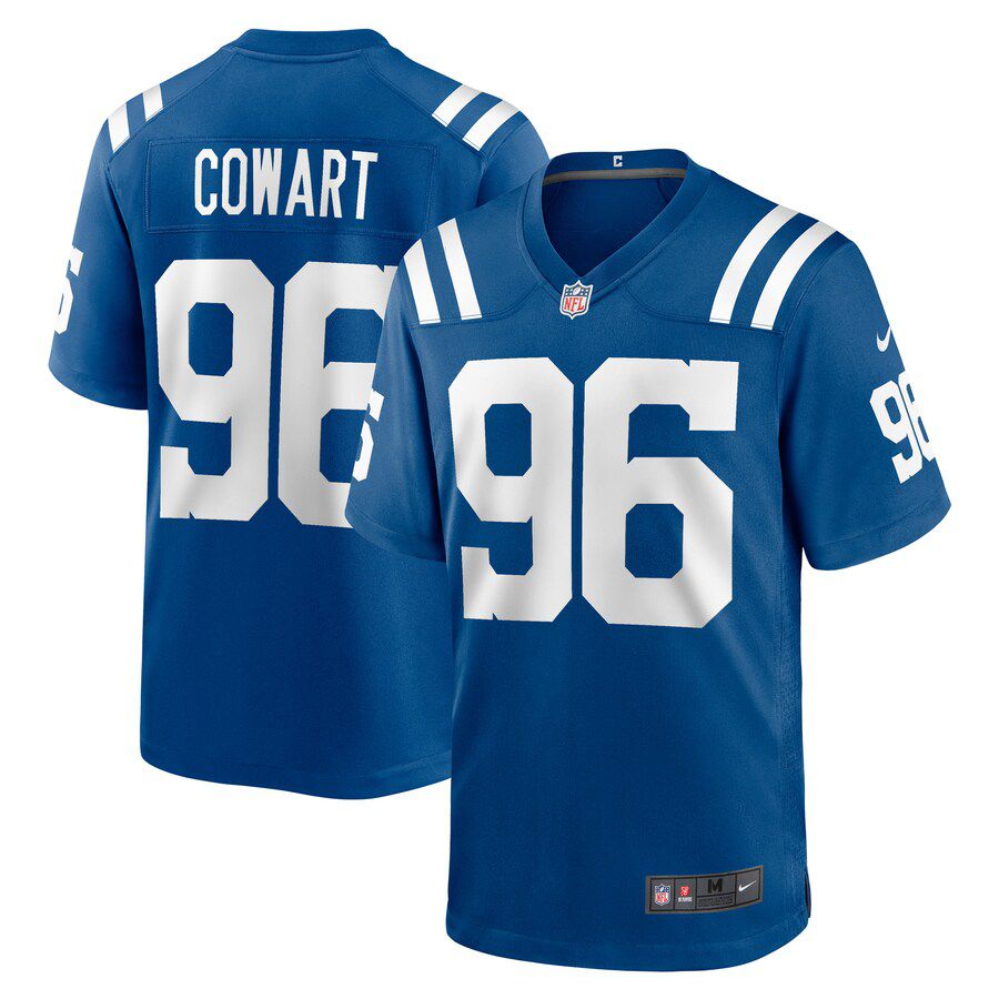 Men Indianapolis Colts 96 Byron Cowart Nike Royal Game Player NFL Jersey